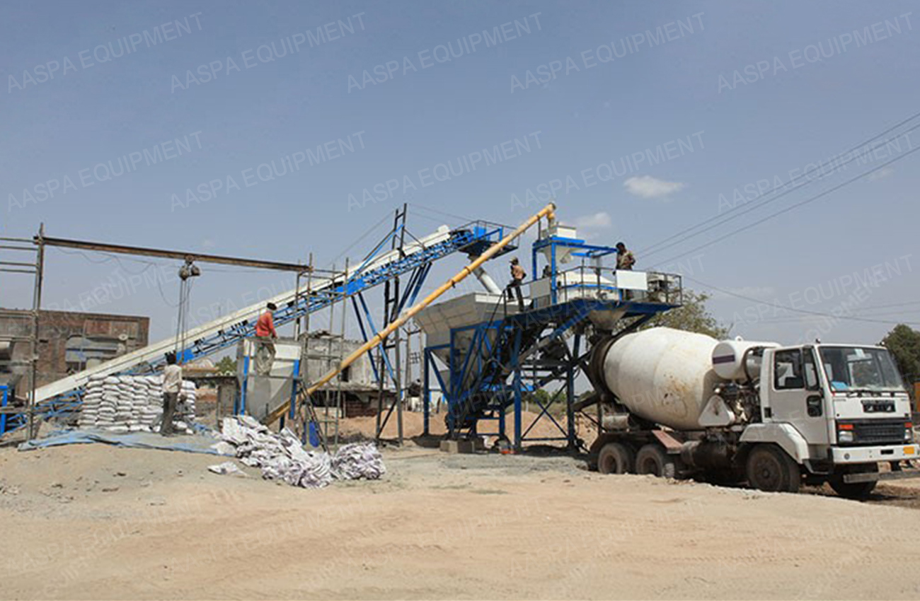 how does a concrete batching plant work