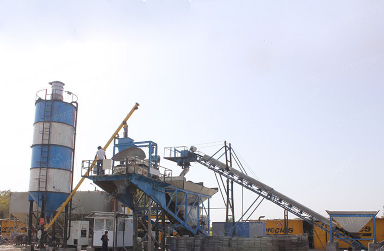 No.1 Compact Concrete Batching plant Exporter in Morocco