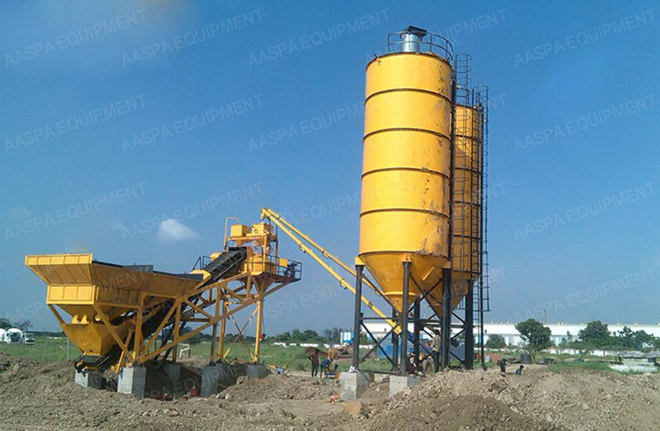 Fully Automatic Compact Concrete Batching Plant Manufacturer & Supplier in Lucknow, India