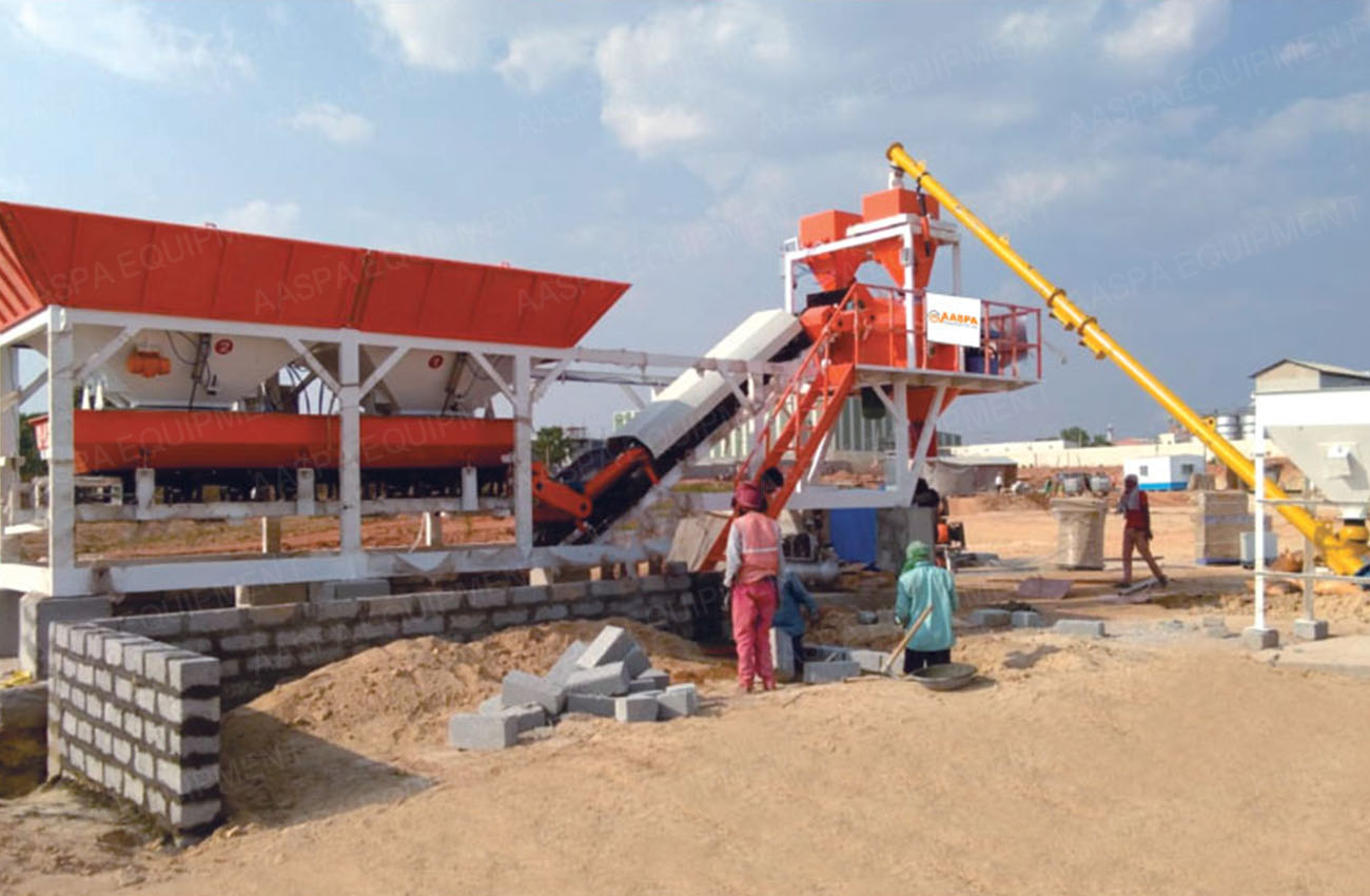 universal mobile concrete batching plant in Mauritius