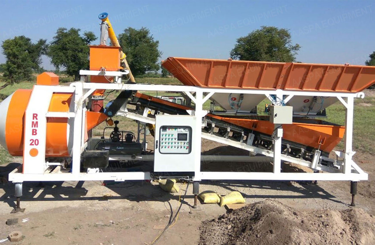 Exporter of Mobile Concrete Batching Plant