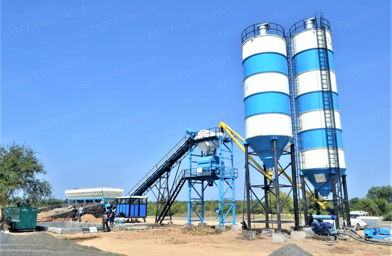 Stationary Concrete Batching Plant Manufacturer from Ahmedabad