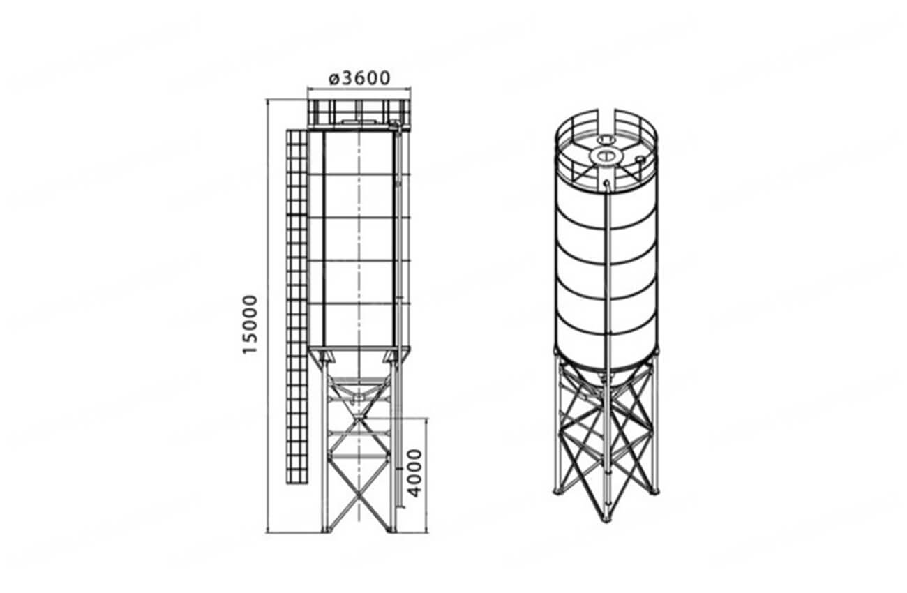 Vertical Storage Silo Design in Haryana, India