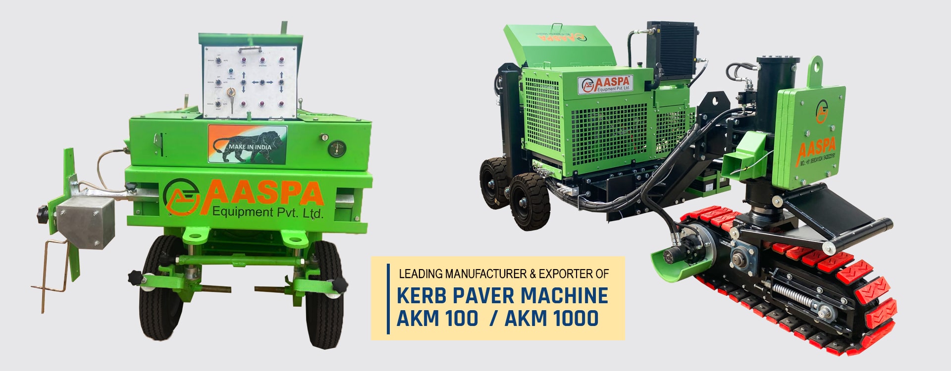 Kerb Paver Machine India AKM 100 / AKM 1000