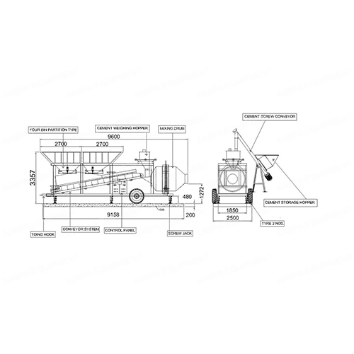 Mobile Concrete Batching Plant (RMB Series) 2