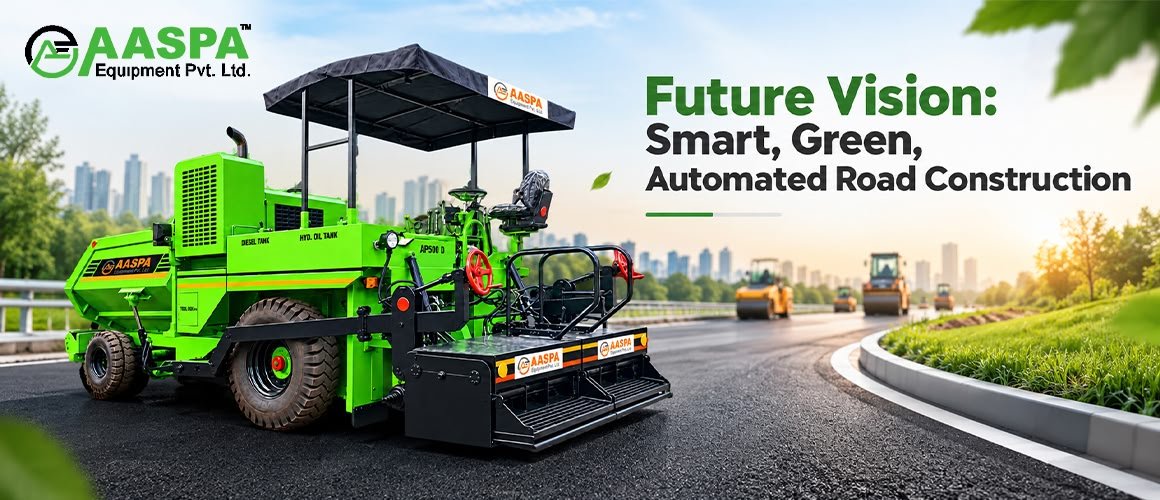 Smart road construction with green and automated technology
